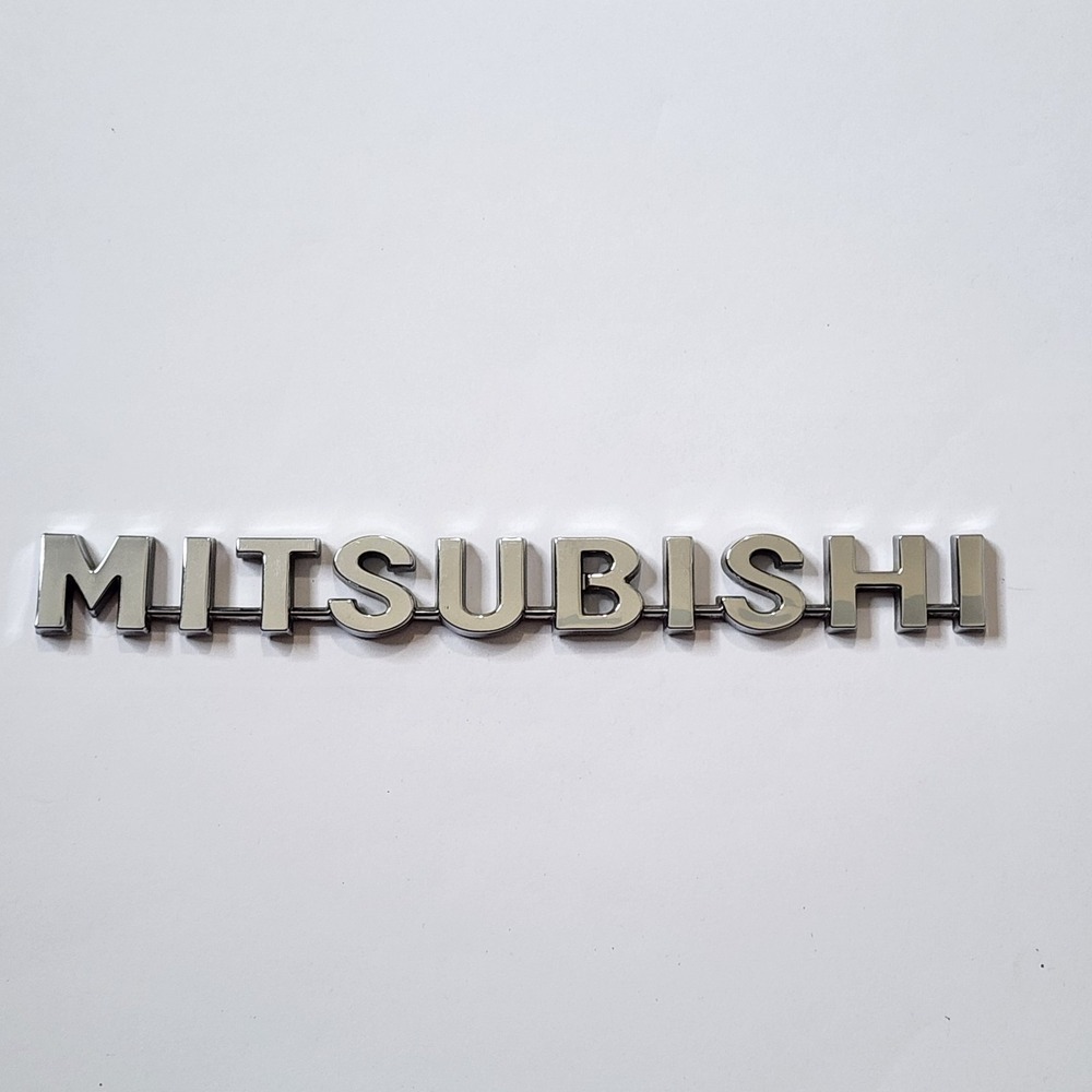 Mitsubishi rear emblem badge decal logo Galant trunk Outlander OEM Genuine Stock